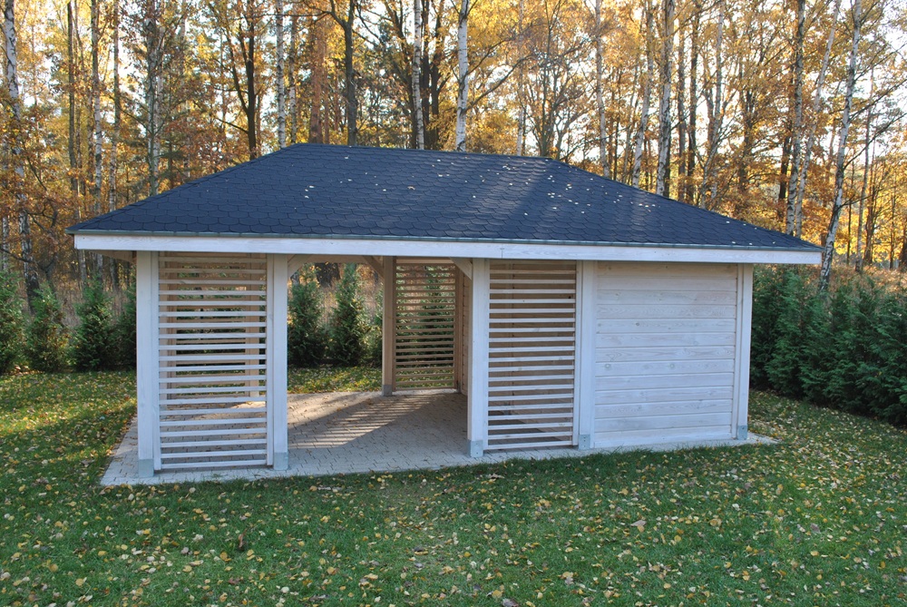 Nowoczesne drewniane altany ogrodowe